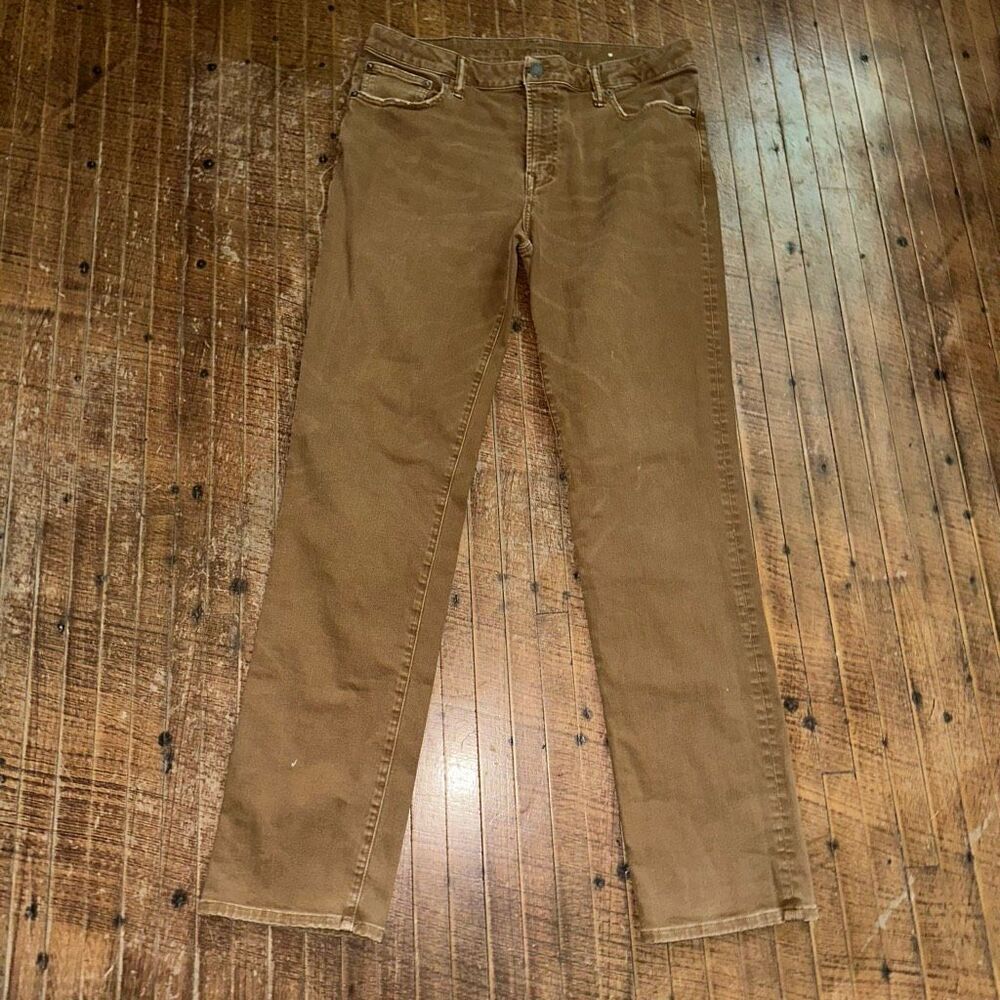 American Eagle Original Straight tan normcore 36x36 slacks